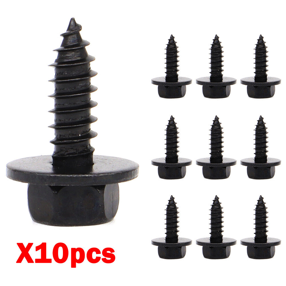 10X Body Screw Hex Bolt Retainer Fender Liner Under Engine Cover Clip for Toyota