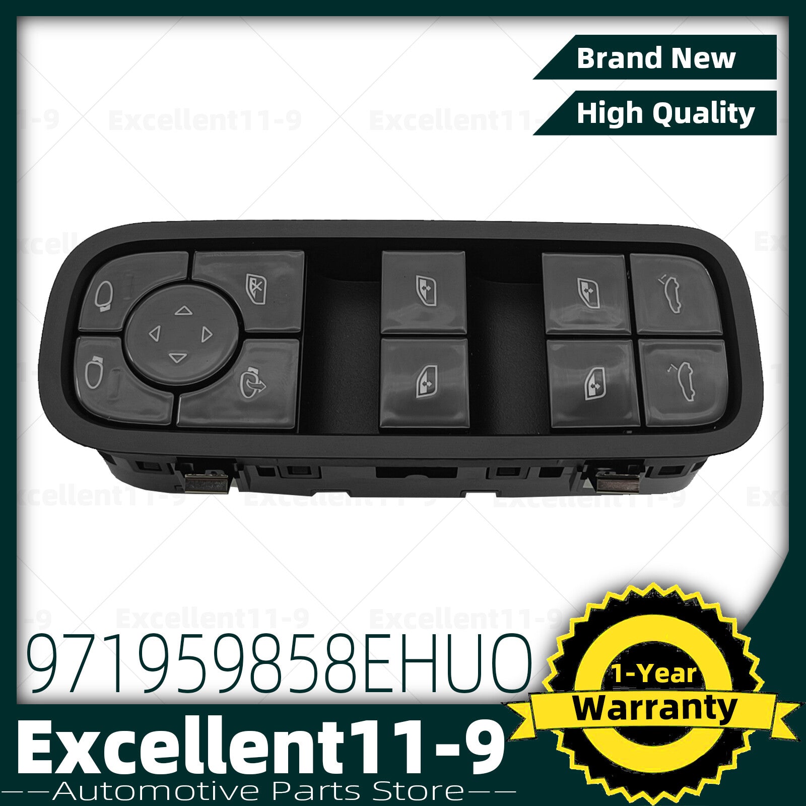 Front left window switch #971959858GHUO for 2018 - 2021 for Panamera for Cayenne n