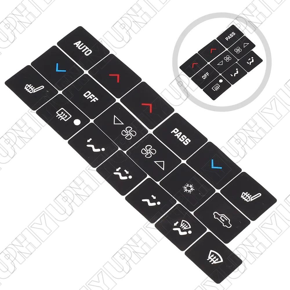 1 Set A/C Climate Control Button Repair Decal Sticker for Buick Lacrosse 2005-09