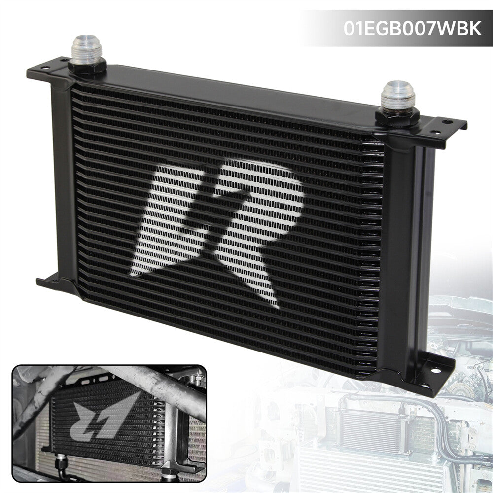 LR Mocal Type AN10 25 Row Engine Transmission 248mm Oil Cooler Mocal Black