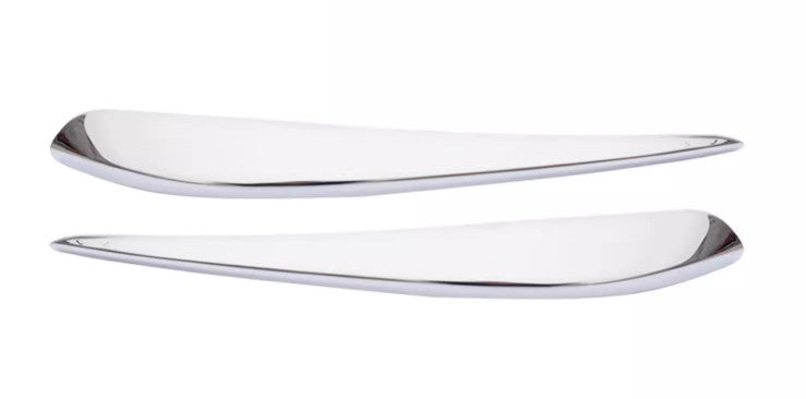 for Lexus ES250 350 Chrome Steel Front Bumper Side Corner Spoiler Trim 21-23 B n