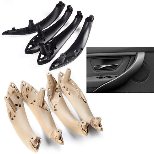 4pcs Car Front Left Inner Door Panel Handle Pull Trim Cover Fit for BMW 3Series F30
