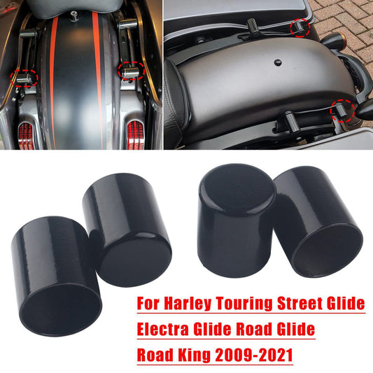 4PCS Black Docking Hardware Magnet Point Cover for Harley Touring Street Glide Q