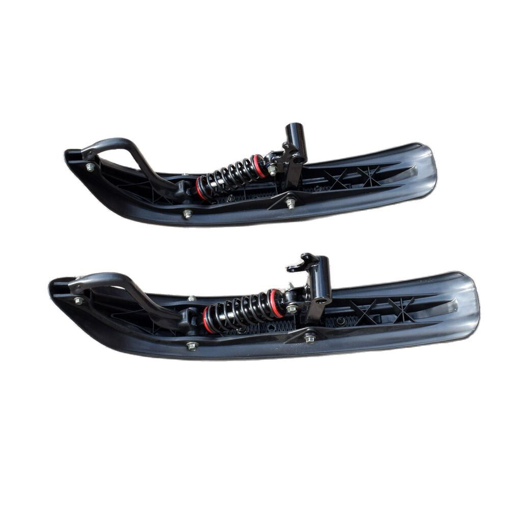 Kids ATV UTV Buggy Quad Snowmobile Plastic Black Skis sled