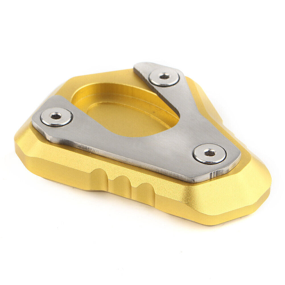 for Kawasaki ER-6F/ER-6N 2013-2017 2014 GOLD Kickstand Side Stand Enlarger Plate Q