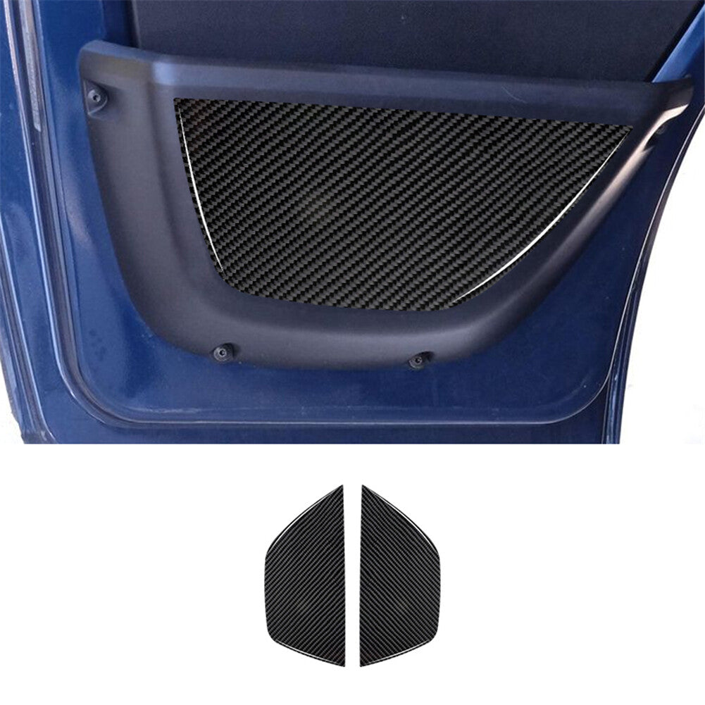 Carbon Fiber Inner Center Gear Shift Panel Cover Trim for Jeep Liberty 2008-2012 v