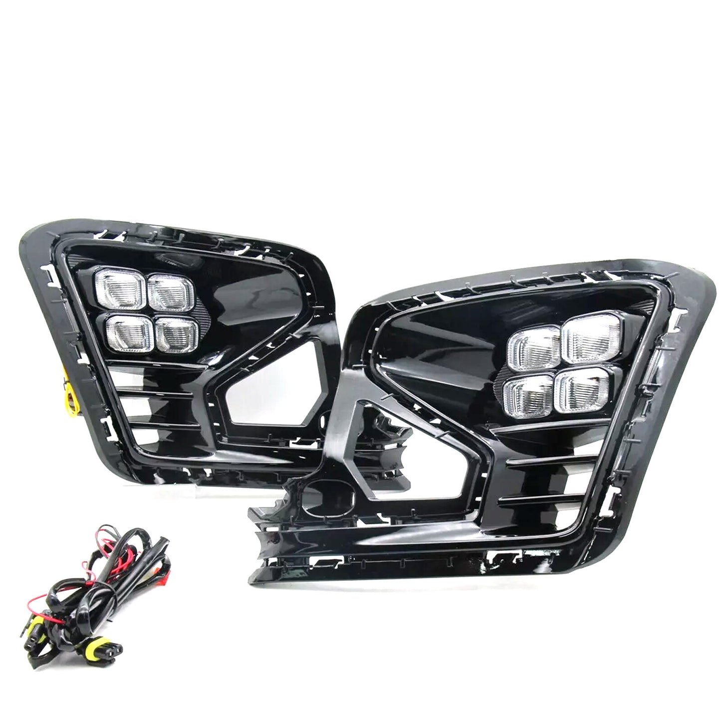 Suitable for Kia Rio 21-23 front bumper fog lights, daytime running lights, and turn signals.