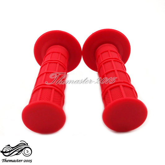 Red Throttle Handle Bar Grips For Pit Dirt Motor Trail Bike for Honda XR CRF 50 70 Q