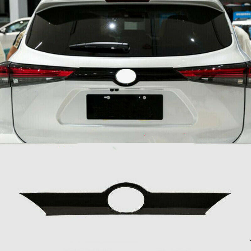 For Highlander XSE 2020-22 Glossy Black Front Fog Light Lamp Decor Cover v