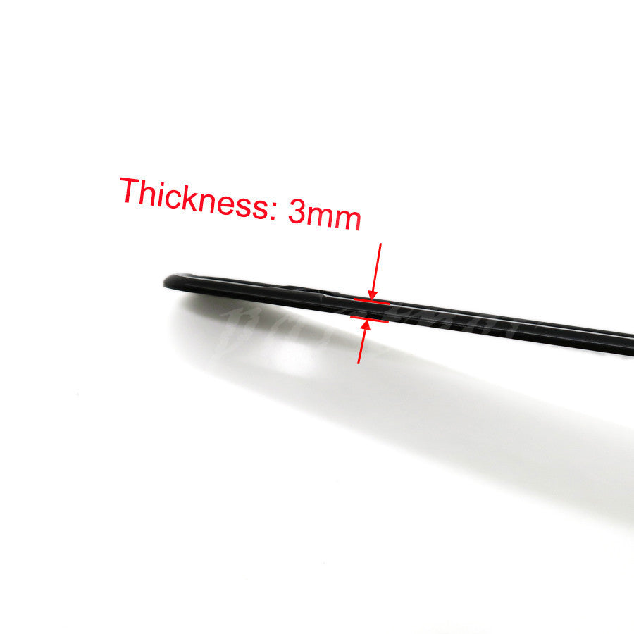 Black Slot Track Billet Windshield Tri for Harley Electra Glide FLHTC 1996-2013 Q