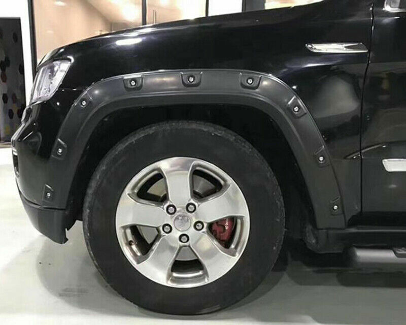6X for Jeep Grand Cherokee 2011-21 Black Fender Flares Wheel Arche Wide body Kit