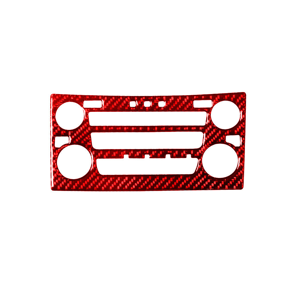 Red for Lexus RX300 1998-2003 Carbon Fiber Center Console AC Switch Panel Trim