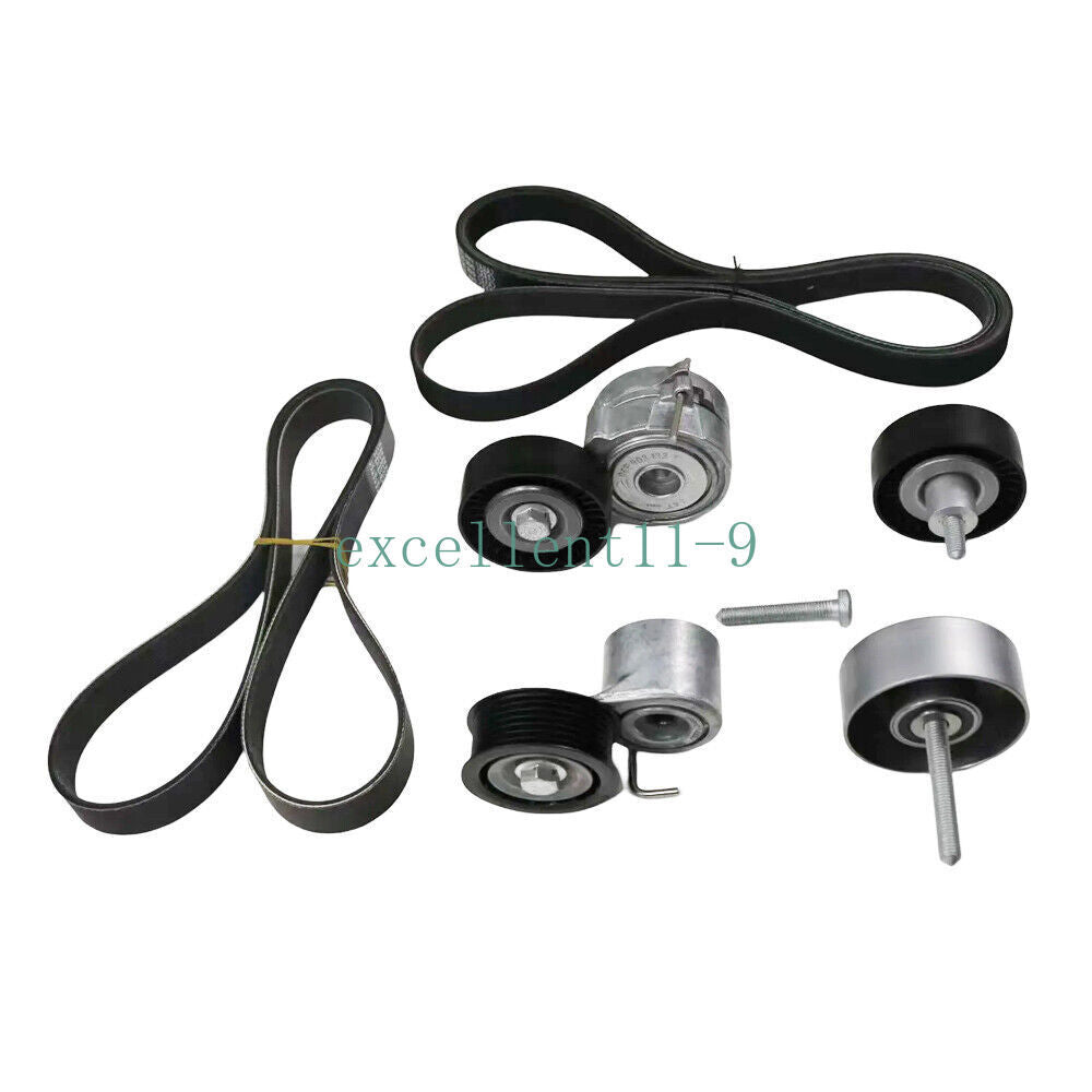 3.2L drive belt kit 6PK2403 06E903137AC 06E903133H suitable for Audi A4 A5 Q5 CALA CALB- n
