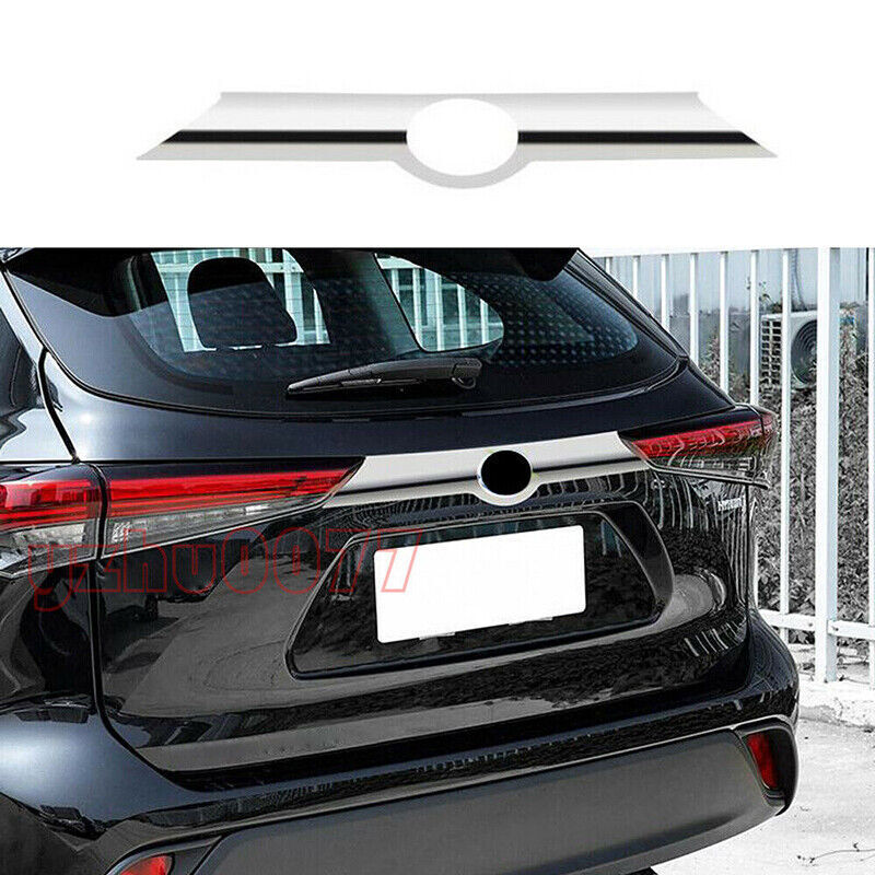 Black Front grille Logo Emblem Badge Frame Cover Trim For RAV4 2019-2024 v