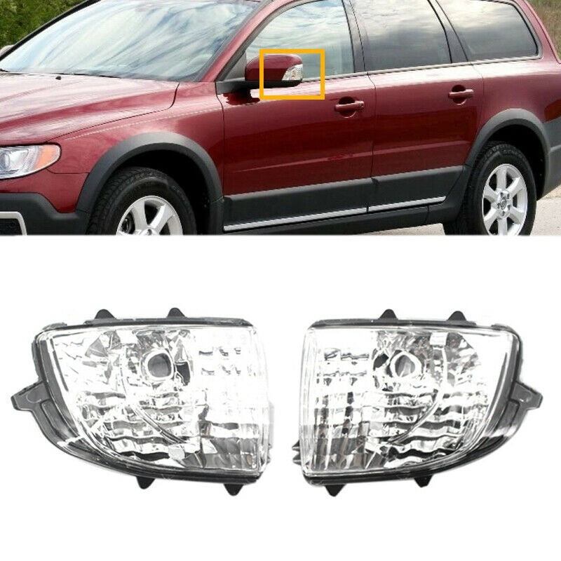 Pair Door RearView Mirror turn Signal Lamp Light for Volvo XC90 2007-2014