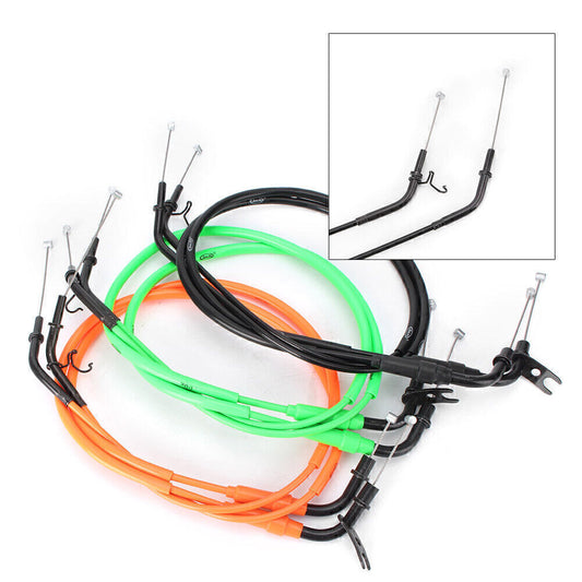 for Kawasaki Z1000 2014-16 15 2x Motorcycle Throttle Cable Accelerator Wire Line Q