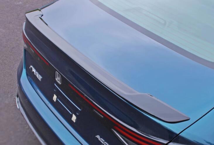 2x black ABS Rear Trunk Spoiler Lip Tail Roof Wing for Honda Accord 2023-2024 n