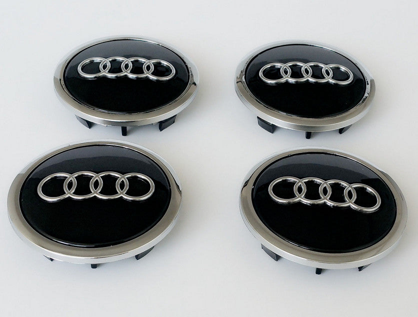 4x60 mm WedsSport Wheel Center Cap Hubcap Rim Cap Badge Silver Chrome- v