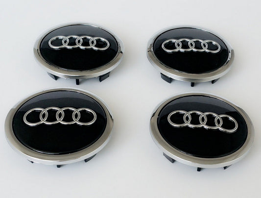 4x60 mm WedsSport Wheel Center Cap Hubcap Rim Cap Badge Silver Chrome- v