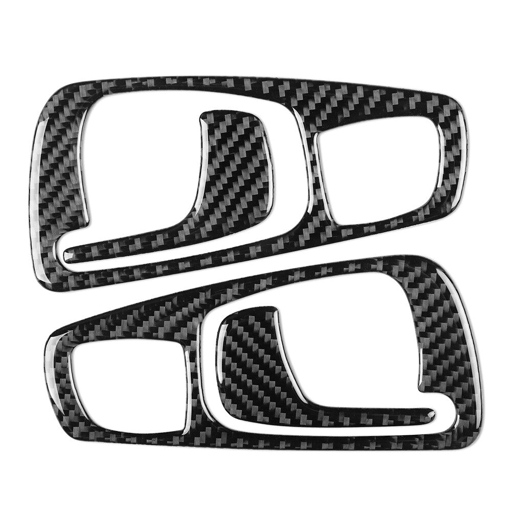 Interior Door Handle Cover Trim for Honda S2000 2004-2009 Carbon Fiber Black Car