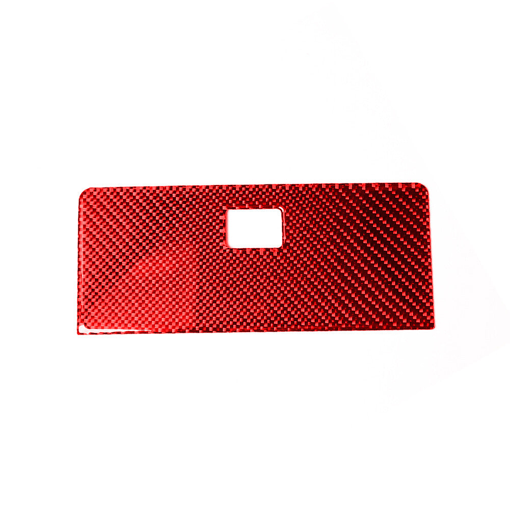 2X Red Carbon Fiber Front Door Panel Cover Trim for Honda Ridgeline 2017-2020 v