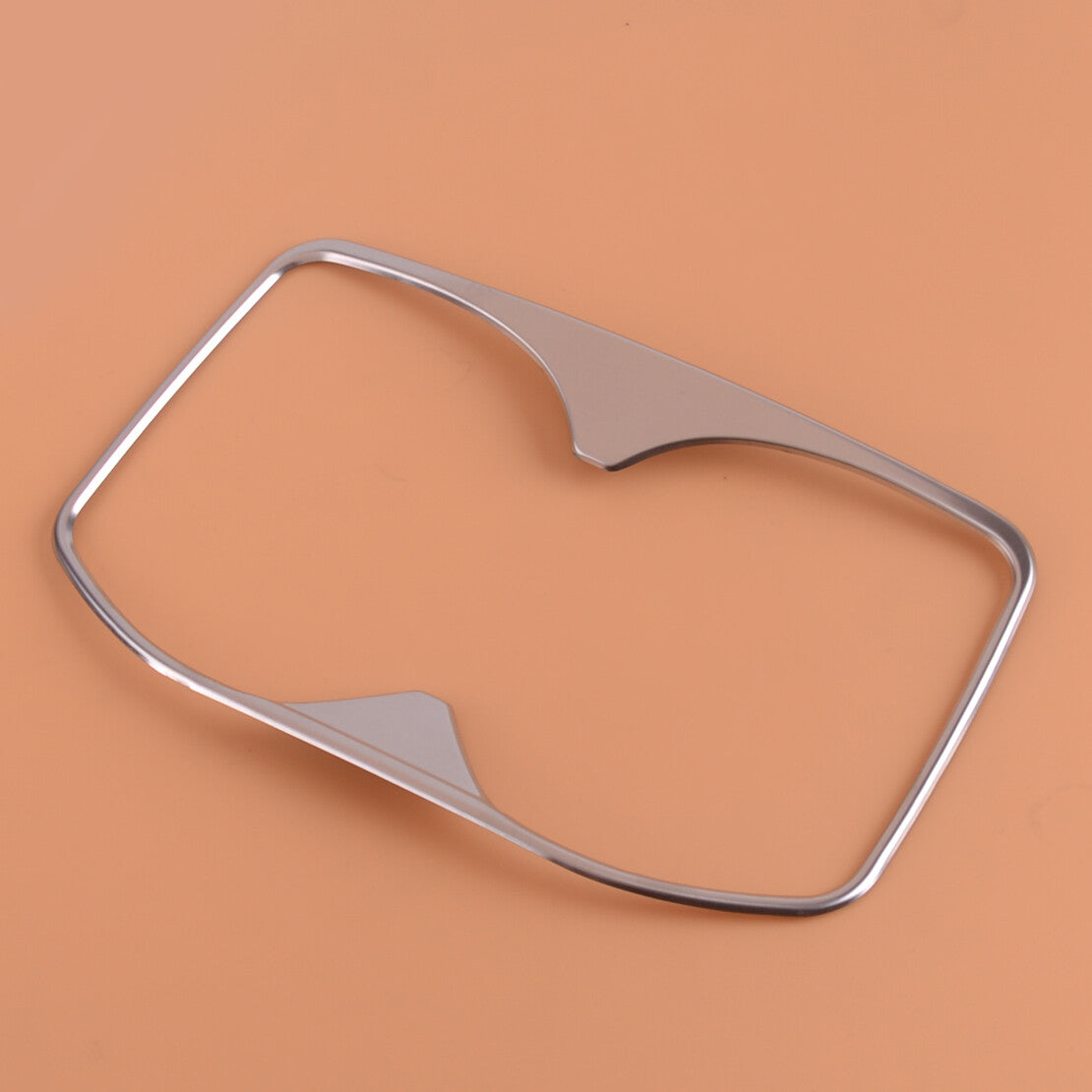Chrome Cup Holder Trim Decoration Cover Frame Fit for Peugeot 3008 5008 2017-18