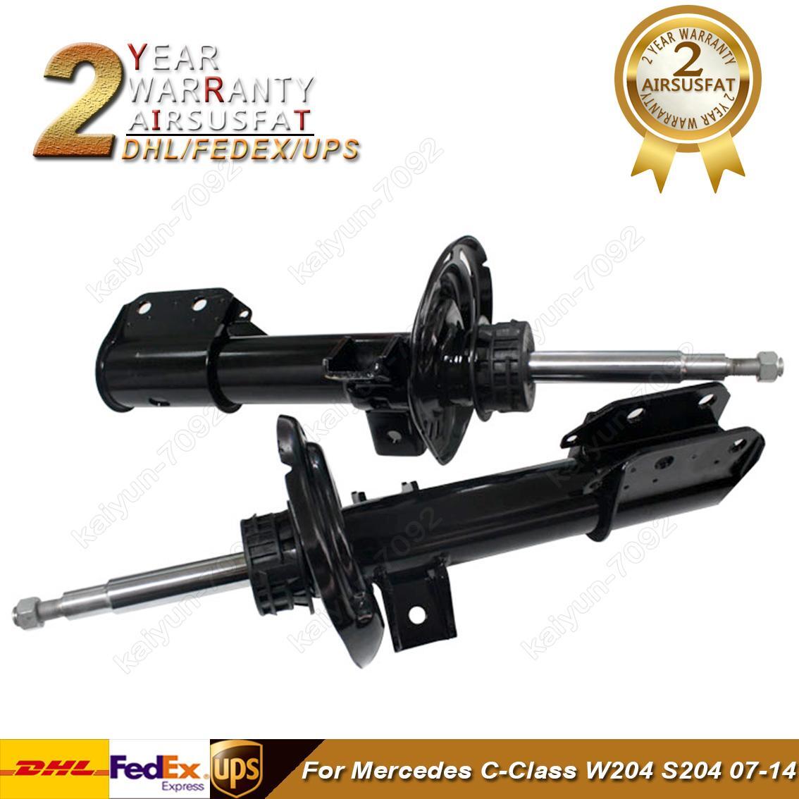 2X for Mercedes C-Class W204 S204 07-14 Front Shock Absorber Struts 2043232900