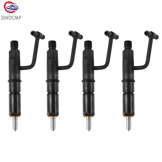 4X 4JB1 Fuel Injector 1112100BB 6646906 for Mustang Bobcat 843 853 1213 Loader