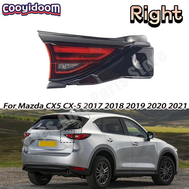 Right LED Inner Tail Lights Rear Brake Lamps Driver for Mazda CX-5 CX5 2016-2021