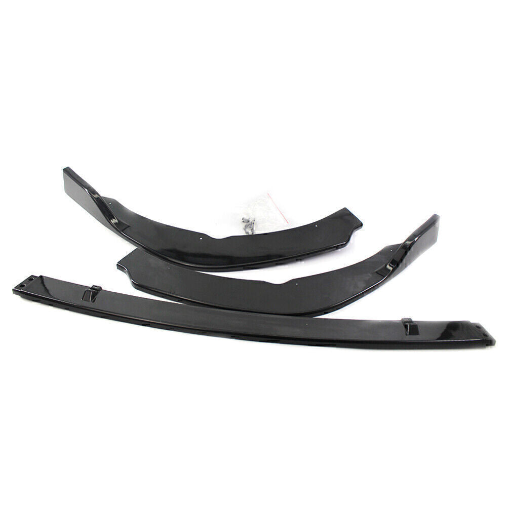 Front Bumper Lip Chin Spoiler Splitter Glossy Black for Toyota for Camry 2018-2020