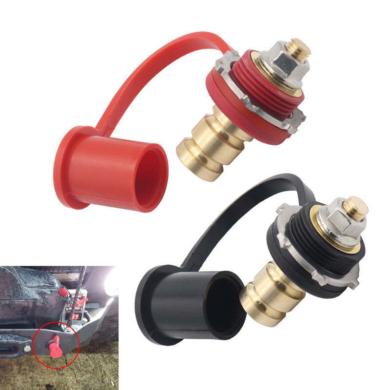 2-Pack 250A 48V DC Battery Charger Rear End Pin Connector Terminals for Cars and Boats n