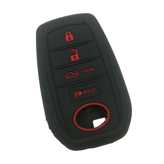 Silicone Remote for Smart Key Fob Case Cover Skin Fit for Toyota Tundra 2022-2024 Q