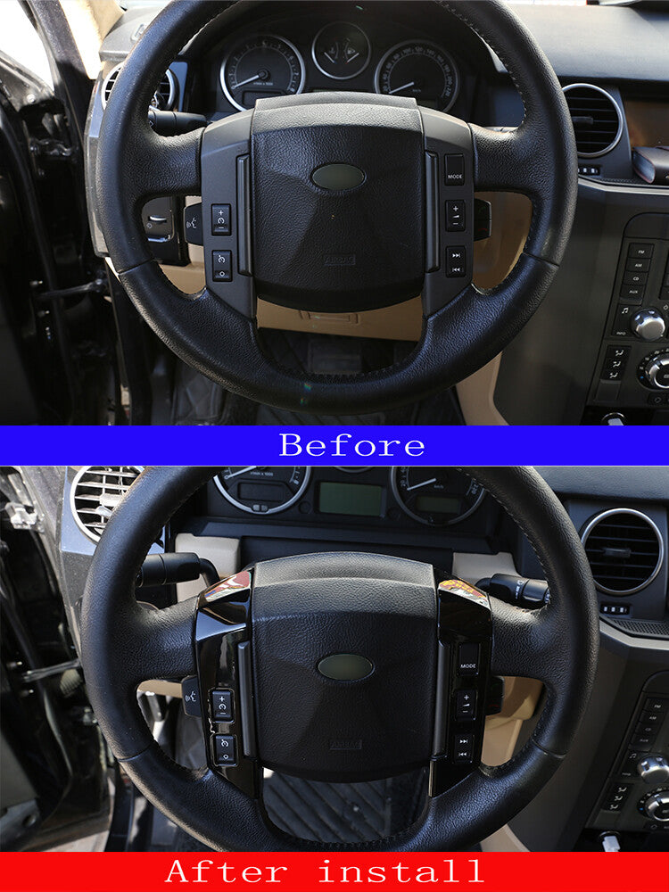 Steering wheel button cover trim for Land Rover Discovery 3 and for Land Rover for Range Rover Sport- n
