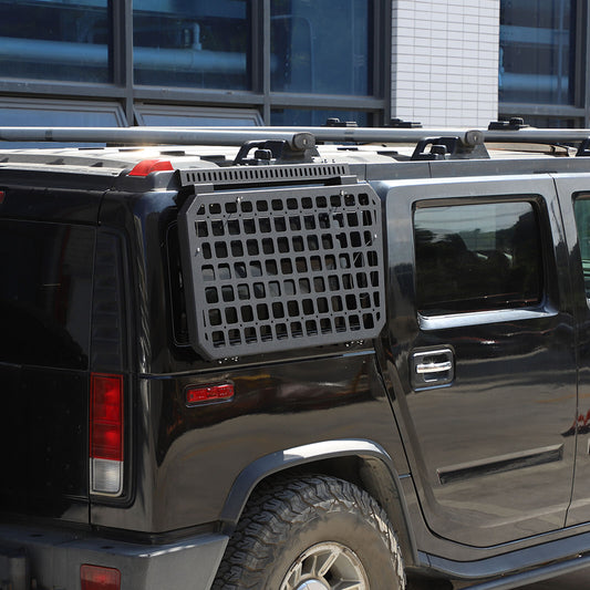 The right-side window glass armor cover and foldable shelf are suitable for the for Hummer H2. (03-09)