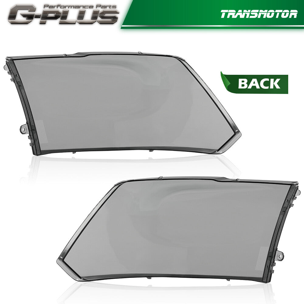 Suitable for 09-18 for Ram 1500 2500 3500 headlight protection smoke lens cover- v