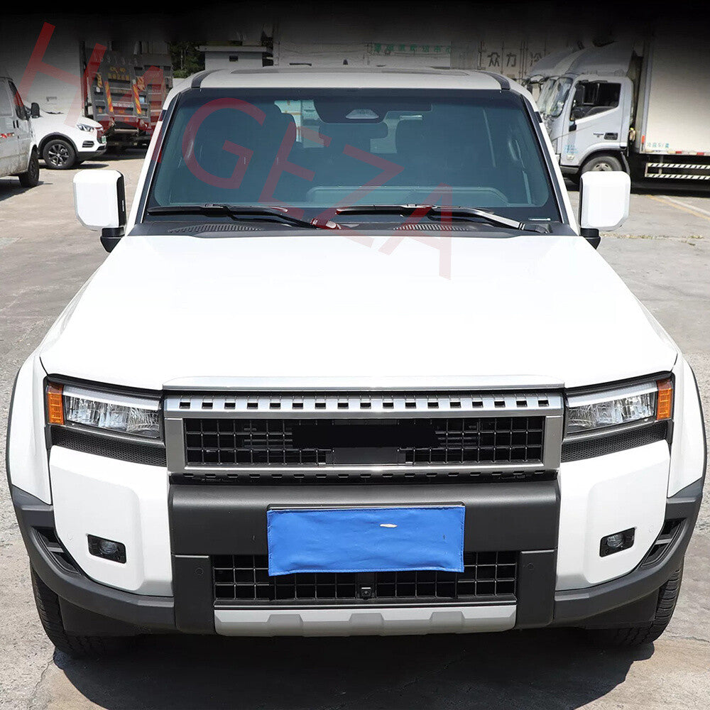 Gloss Black ABS Front Fog Light Lamp Cover For Toyot@ for Land Cruiser LC250 2024-25