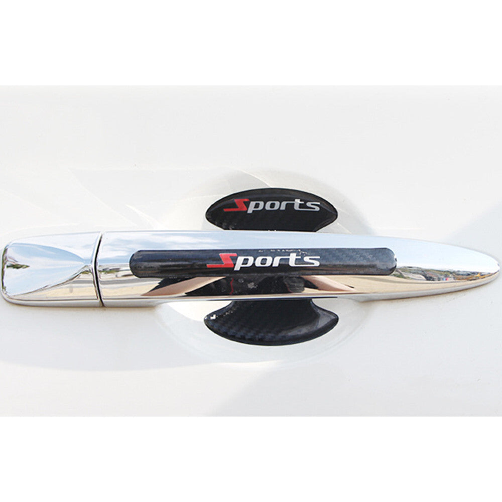 Car Door Handle Bowl Anti Scratch Sticker Protector Cover Sports Style Trims