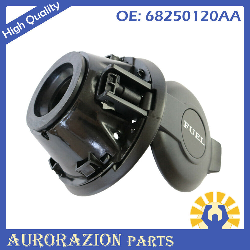 Fuel tank cap, gas door, and vapor version suitable for 08-23 for Dodge for Challenger 68250120AA, Black. n
