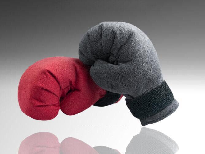 Gear Stick Car Shift Knob Shifter Cover Grey Suede Boxing Gloves Style Universal