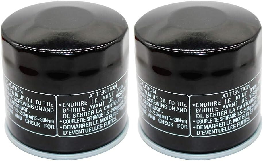 2x Oil Filter for Suzuki LTF500 F Quadrunner 1998-2002 / LTF500F Vinson 4X4 500