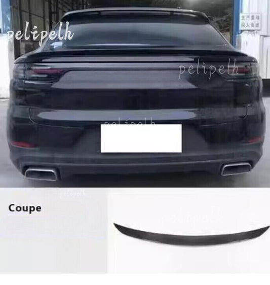 for Cayenne Coupe 2019-2023 Carbon Fiber Rear Middle Trunk Spoiler Wing n