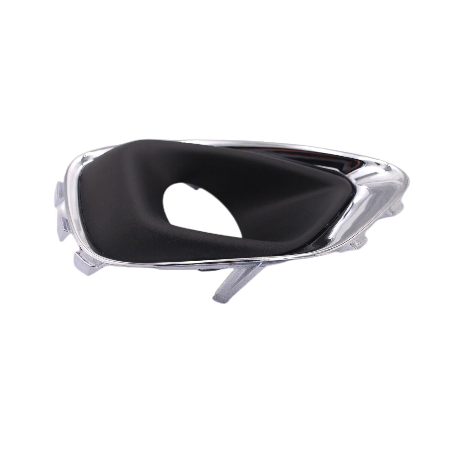 1Pair Fog Light Lamp Bezel Cover Chrome Trim Fit for Jeep Compass 2014-2016