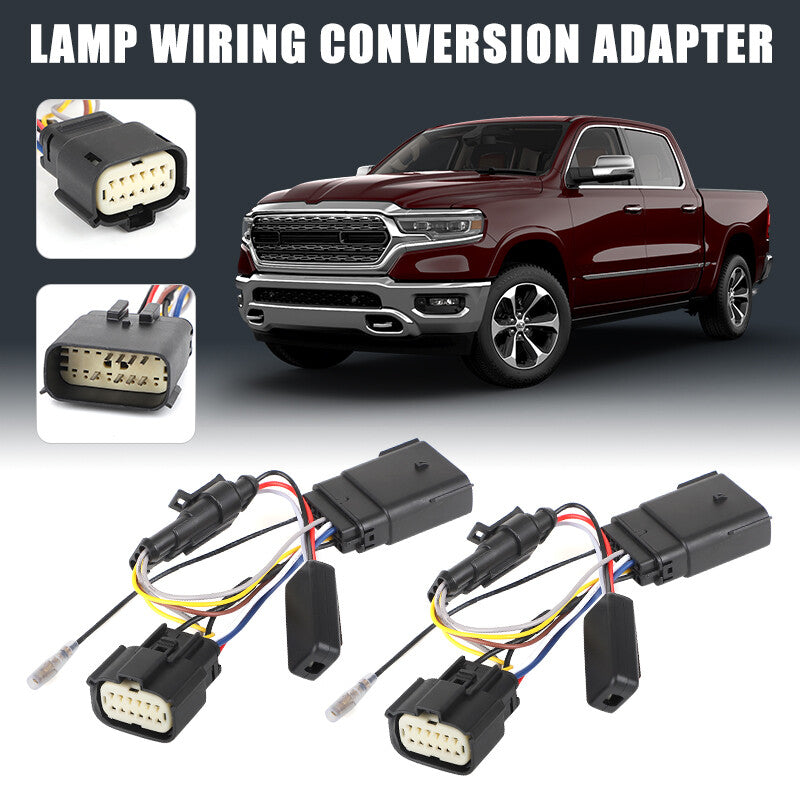 AlphaRex Converter Harness LED Projector Headlight for Ram 2500 3500 4500 5500