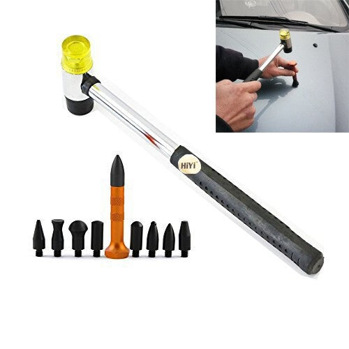 Car Paintless Dent Repair Tools Rubber Hammer Double-Faced Rubber Mallet Alloy v