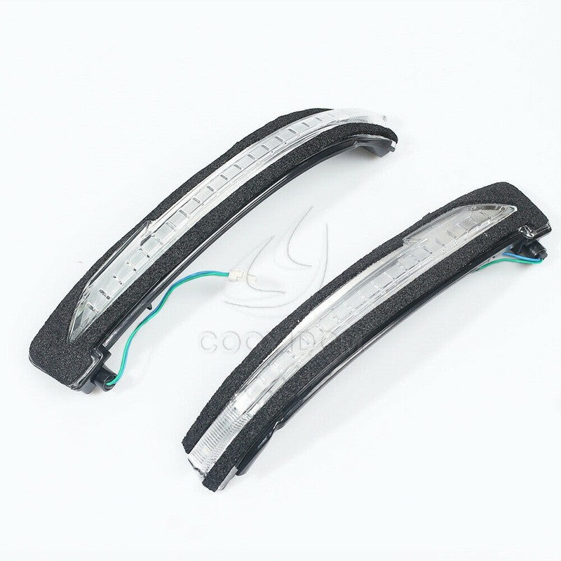 Pair Side Mirror LED Turn Signal Light for Nissan Rogue X-Trail 2014-2018
