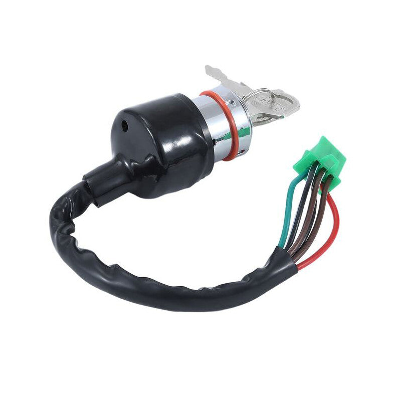 Modified Motorcycle ATV Ignition Key Switch 6 Wire 6 Pin W/ 2 Keys Assembly us v