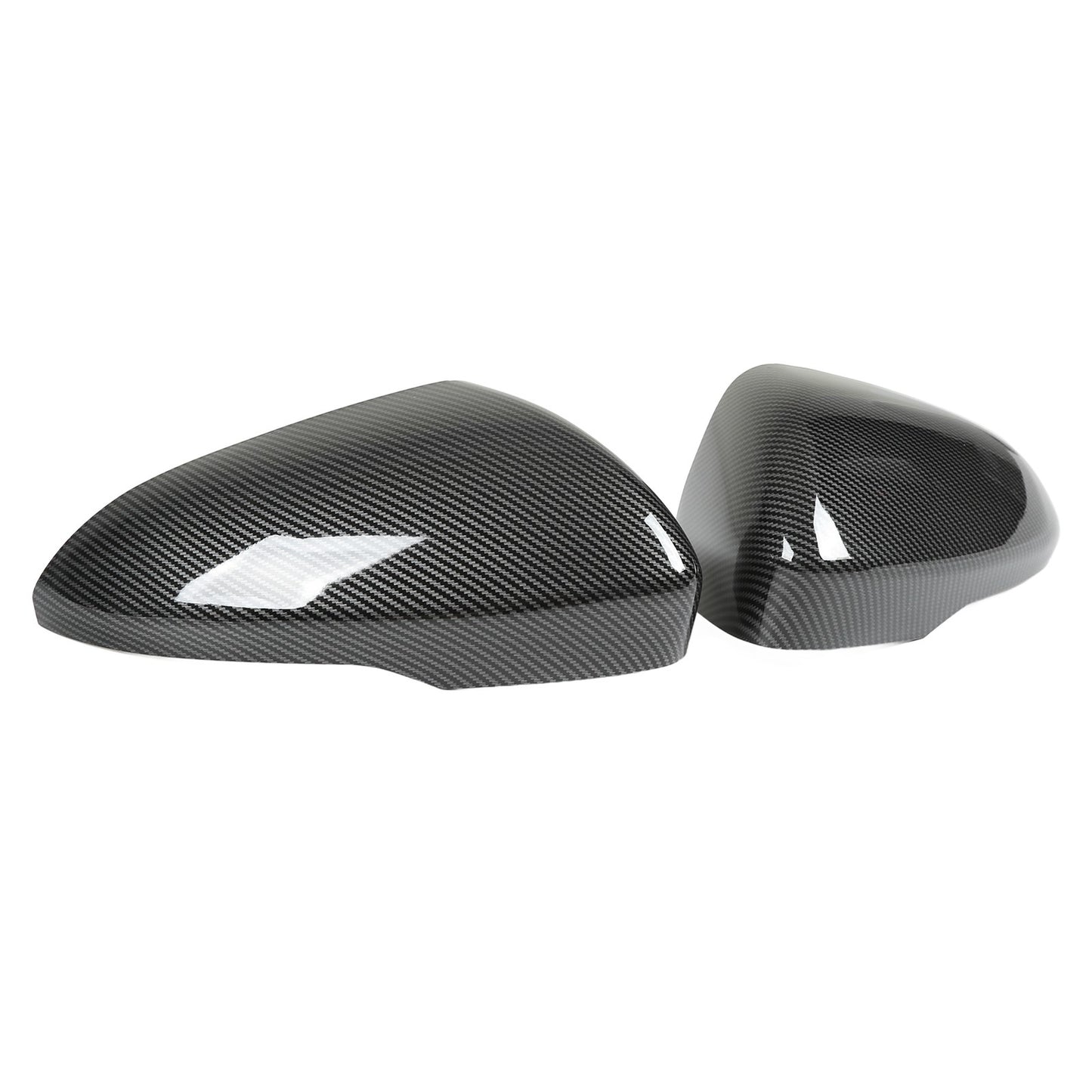 Rearview Mirror Cover 2pcs Door Mirror Left Right Carbon Fiber