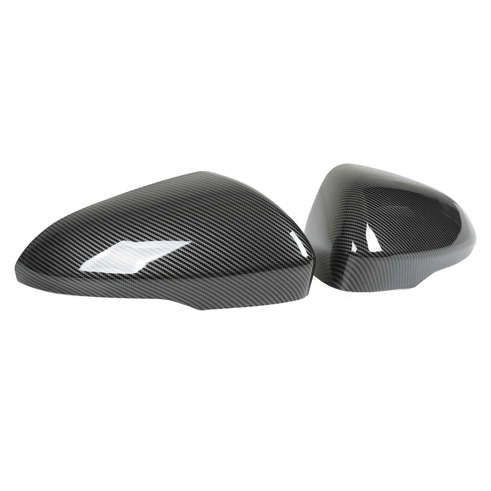 Rearview Mirror Cover 2pcs Door Mirror Left Right Carbon Fiber