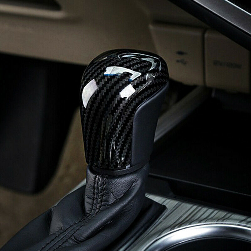 for Toyota for Camry 2018-2022 Carbon Fiber Style Gear Head Shift Knob Cover Trim