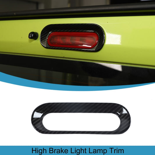 Carbon Fiber Rear High Brake Light Lamp Cover Trim for Suzuki for Jimny 2019-2023